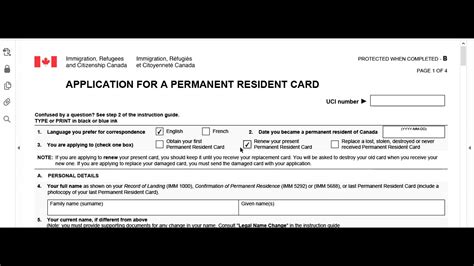 imm5444e|Permanent resident card – Renewal, replacement .
